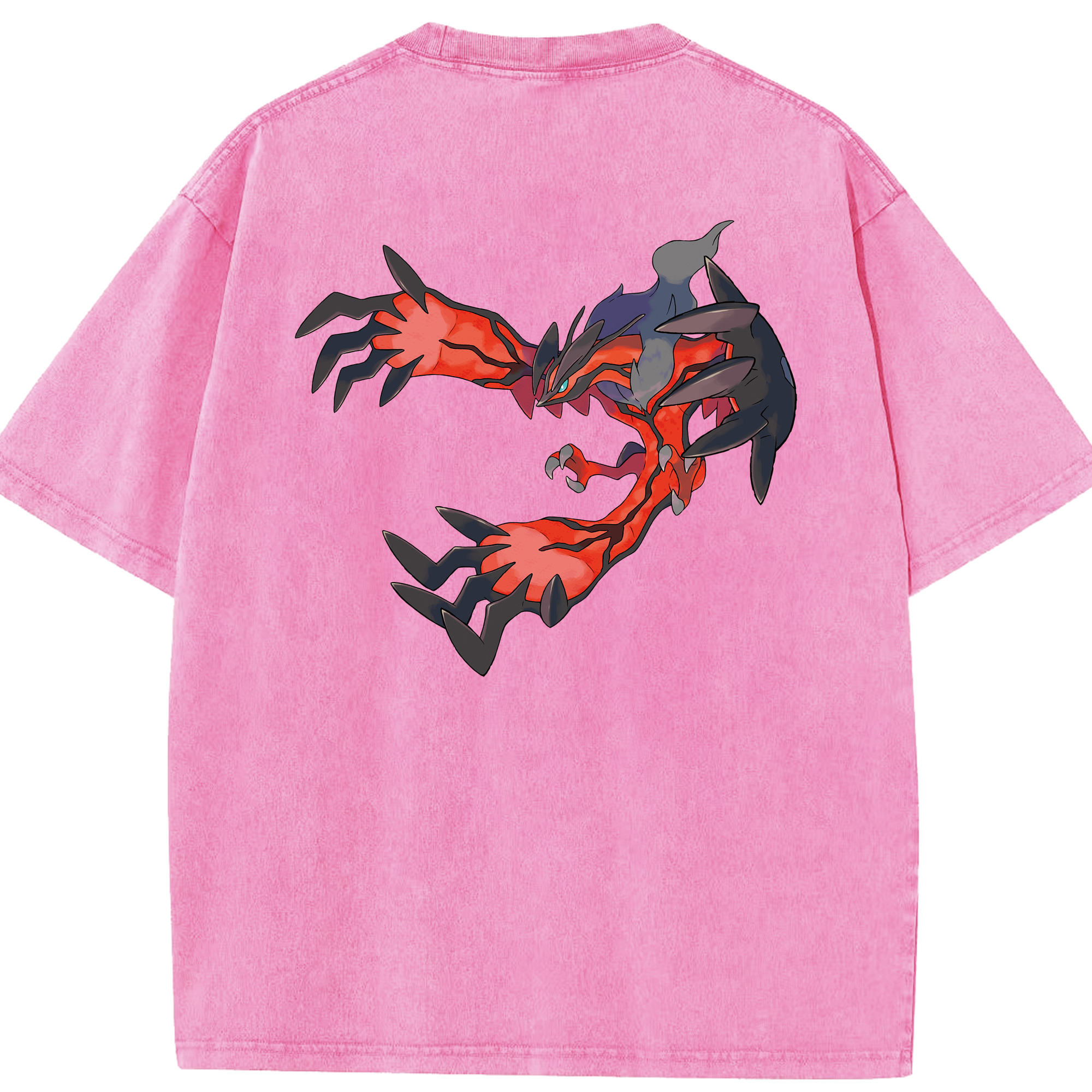 （画像用） ポケットモンスター Pokémon 綿100% ヴィンテージ風 半袖Tシャツ（背面プリント）